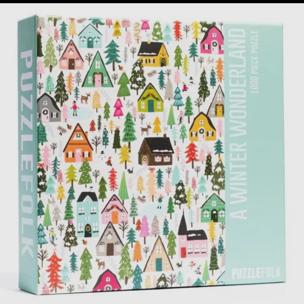 Puzzlefolk Winter Wonderland 1000 Piece Puzzle. NWT Gift Ready. Christmas - Picture 6 of 6